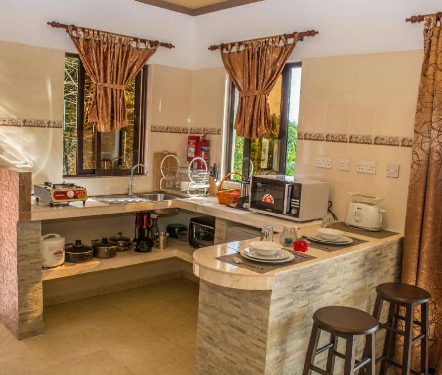 Seychelles Guesthouse Kitchen